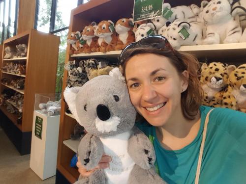 Selfie avec un koala!